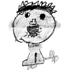 Child's Drawing Sticker