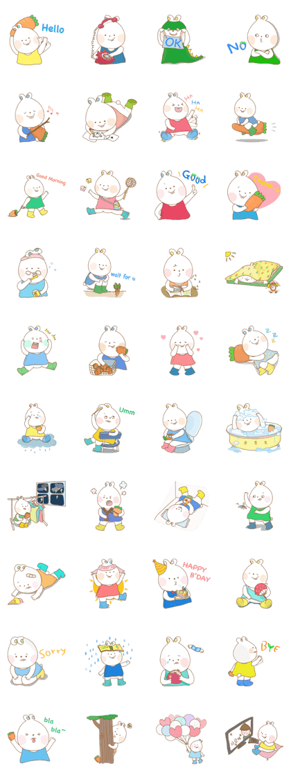 Chubby rabbit & carrot Chubby rabbit & carrot