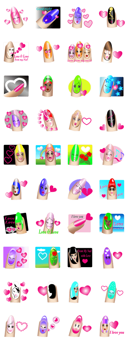 My Finger Nail Art 2 (Love Version) My Finger Nail Art 2 (Love Version)