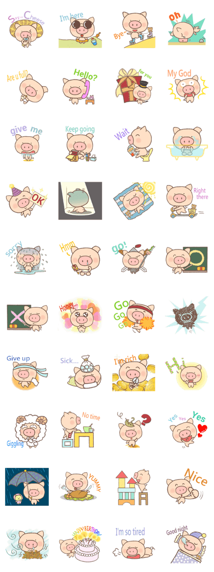 Dumpling Pig (English daily words)