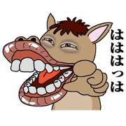 Horse of a fearfulness eye