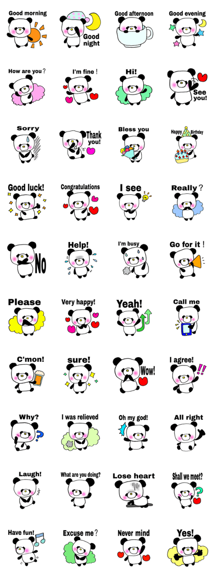 Let's talk in English sticker!