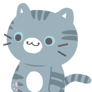 Three cats animation sticker