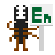 Pixel Stag beetle English Pixel Stag beetle English