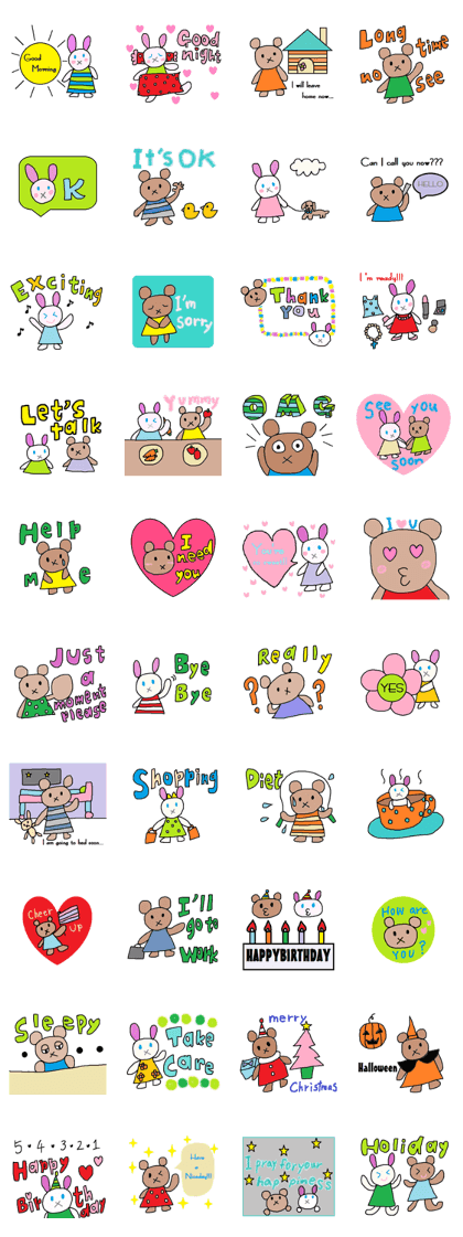 cute ordinary conversation sticker7 cute ordinary conversation sticker7