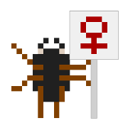 Pixel Stag beetle female Pixel Stag beetle female