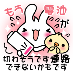 Pretty Rabbit "Usagi chan" message2