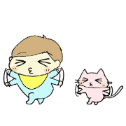 Our child and sleepy cat2 Our child and sleepy cat2