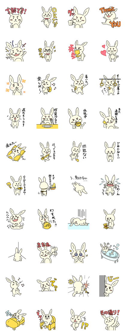 Frequently used rabbit Frequently used rabbit