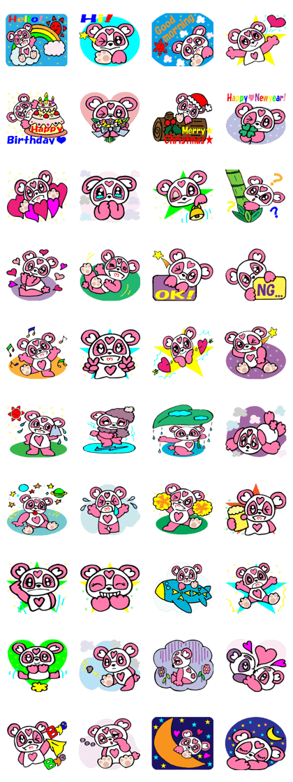 Pink panda,MOMO-chan.Vol.1