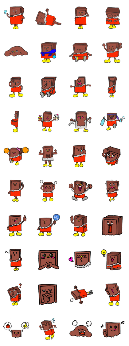 He is a fairy of chocolate.