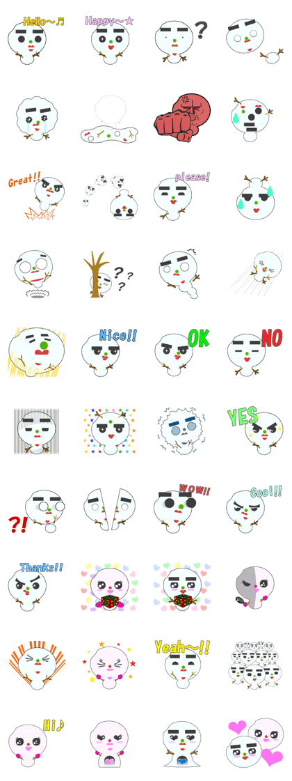 Couper of the snowman