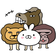 Sticker of the face suit