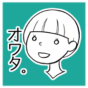Short hair girl(mushroom type)