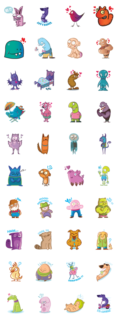 Yotka characters