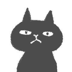 Japanese Black cat "KURONEKO"