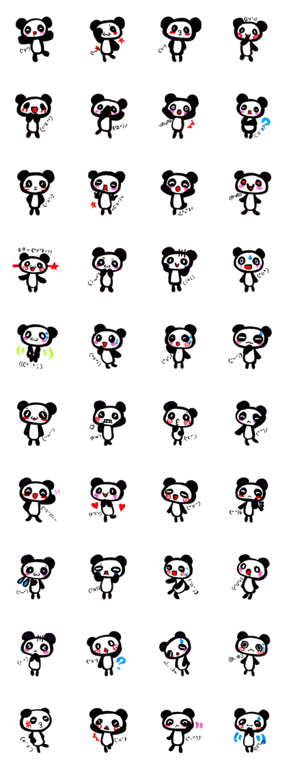emoticon panda