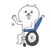 Wheelchair cat