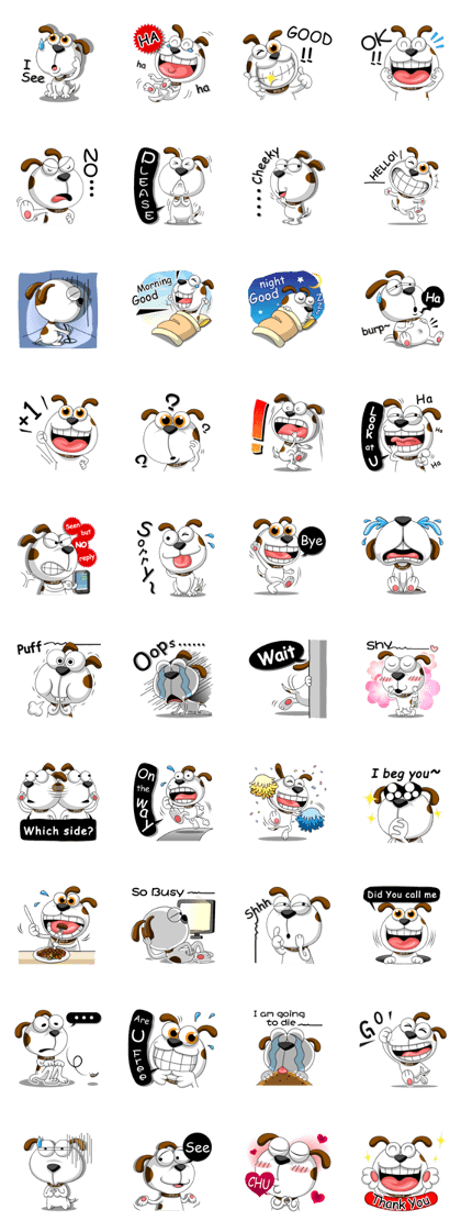 Smiling Dog / English Version