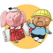 I-Chan and Kumaji
