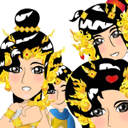 Lai Kanok Cartoon thai v.four girl