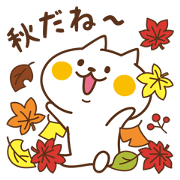 Nyanko sticker[Autumn]