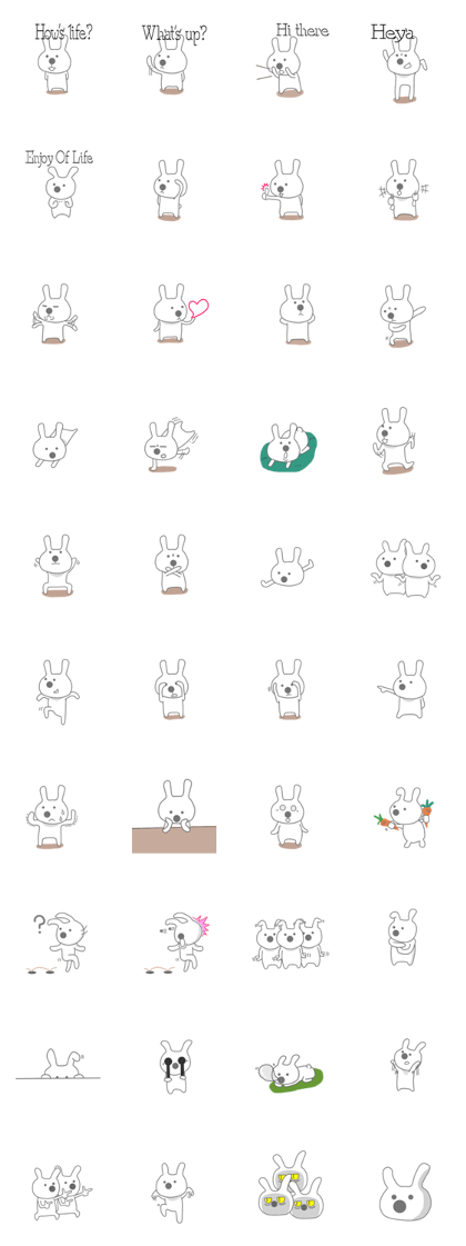 Day-to-day fairy tale rabbit