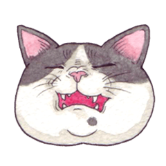 Cat sticker that can be used every day