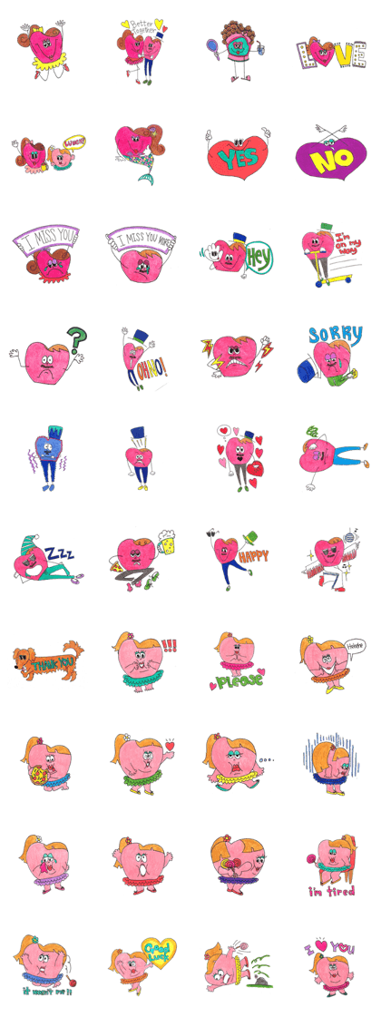 Miss. Heart and Friends