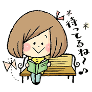 Stylish girl's stickers