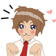 Cartoon Boy anime drawing v.color update