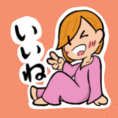 Happy-chan cute sticker