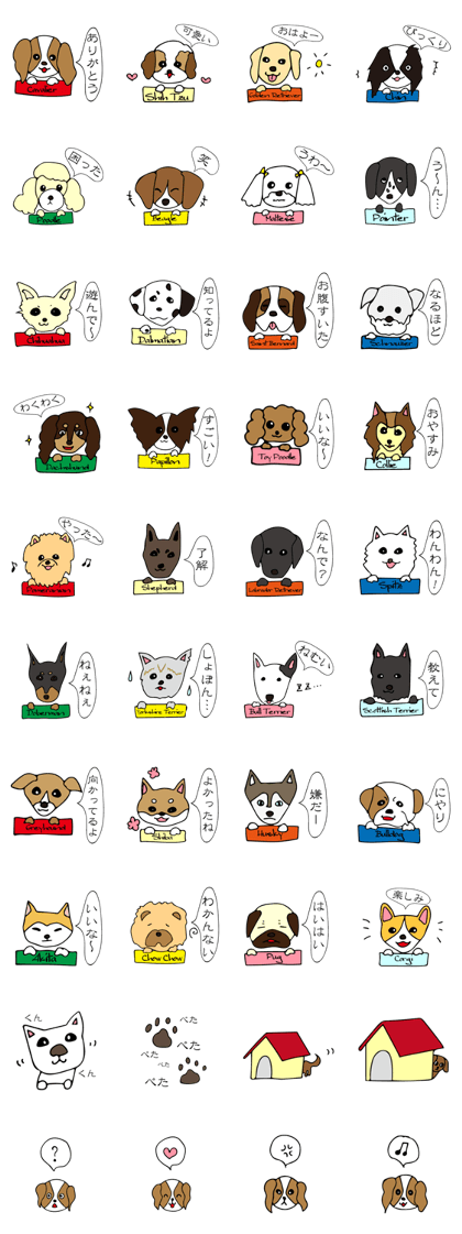 Greeting of dogs