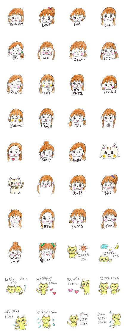 Cute portrait Sticker 2