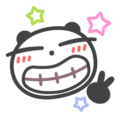 でか顔だ パンダの珍さん Happy Life 5 Line スタンプ Line Store でか顔だ パンダの珍さん Happy Life 5 Line スタンプ Line Store