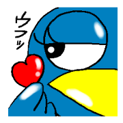 Whimsical parrot David and Emmie No2
