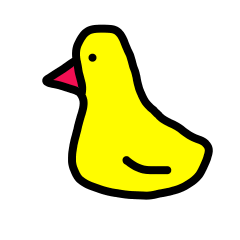 Strange yellow bird