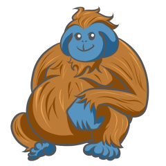 Orangutan Sticker