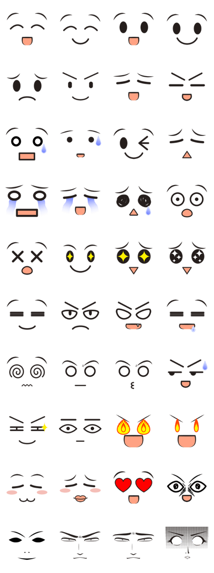 Facial expressions