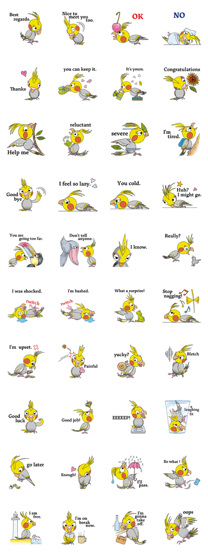Day-to-day Cockatiel Part2 (English)