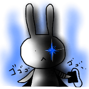 dreamy rabbit.