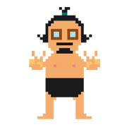Wrestler of glasses