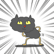 Of black cat Tango