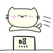 Jumping cat