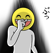 Scary Smile Sticker