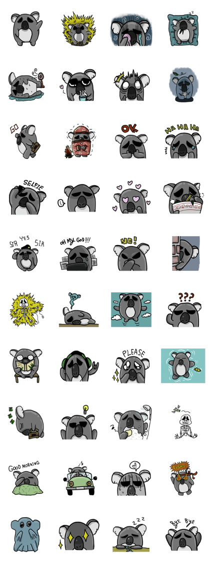 Buay kem The Sad Face Koala
