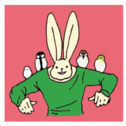 rabbit and Birds live at ther own pace