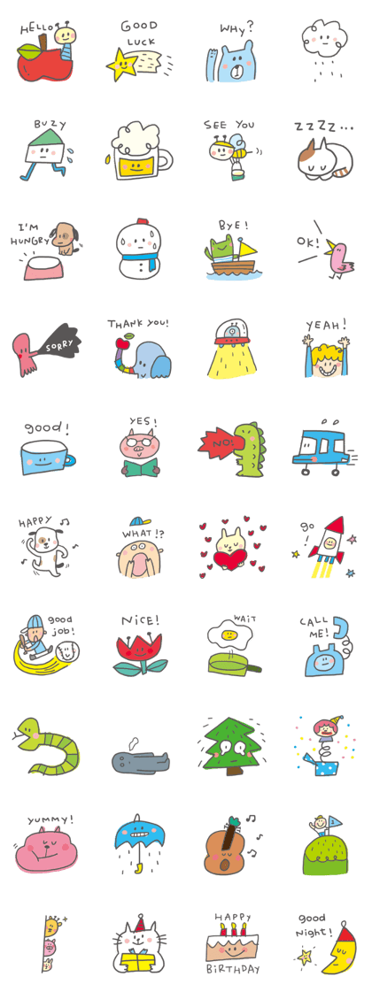 kii's happy stickers 01
