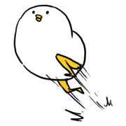 Mochimochi white bird