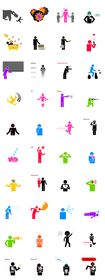 Various Pictogram/Portuguese-Brazil